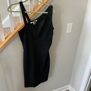 Diane Von Furstenberg black mini dress